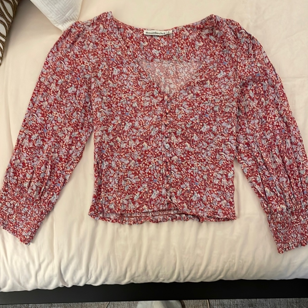 Abercrombie floral blouse